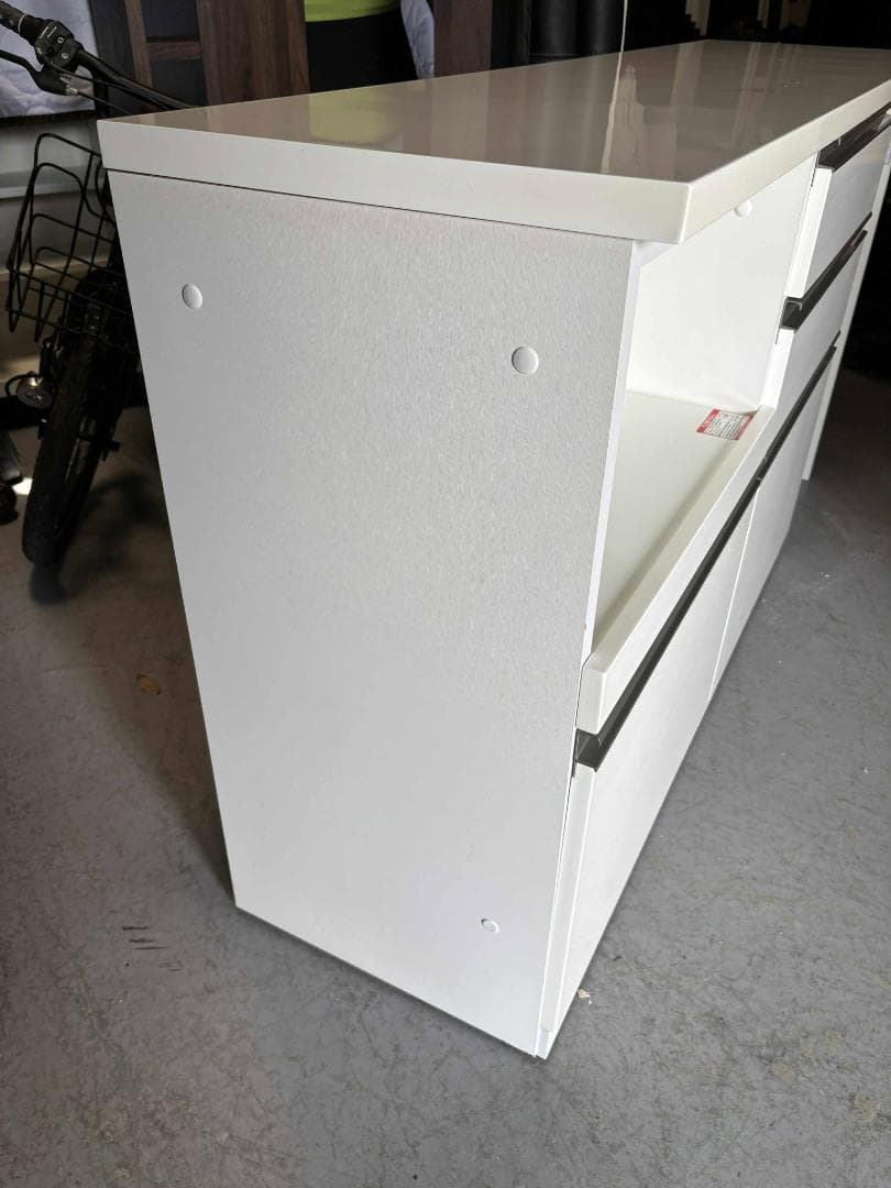 ほたきき NITORI キッチンカウンター(リガーレ160CT WH)