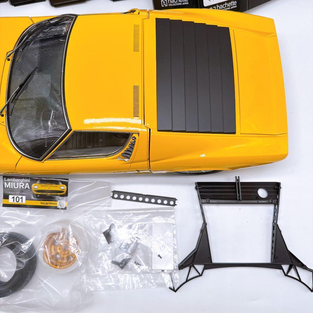 ユーワンさま　ランボルギーニ　ミウラ　１/8 完成品　ウレタンクリア塗装仕上げ