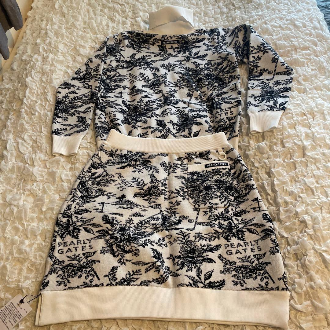 新品　未使用パーリーゲイツ　タグ付き　レディースセットアップゴルフウェアー