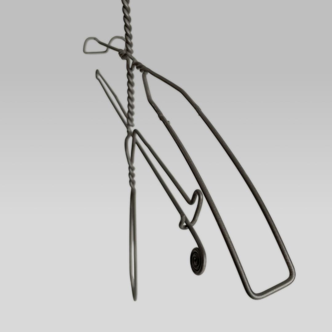 1920s【EUアンティーク】ワイヤー ハンガー アートコレクション 什器