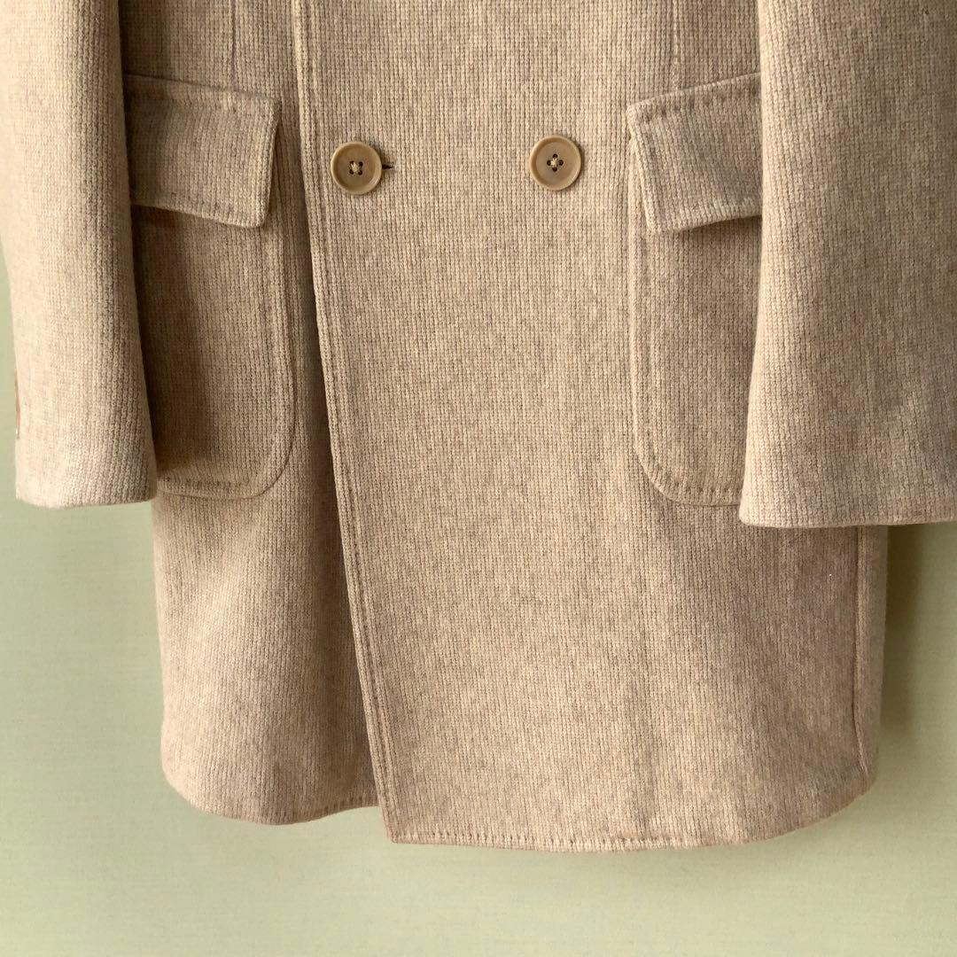 Brilla per il gustoダブルチェスターコート 46ウールカシミヤ