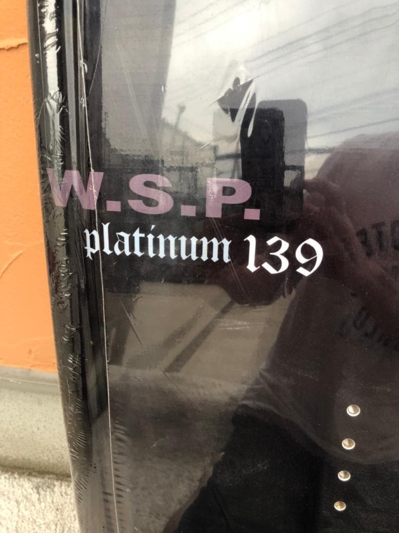 ウェイクボード　新品　WSP　PLATINUM 139　BLACK