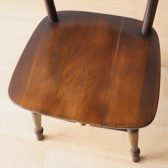 アンティーク 飛騨産業ウィンザーチェア ブナ材 キツツキ 無垢材②