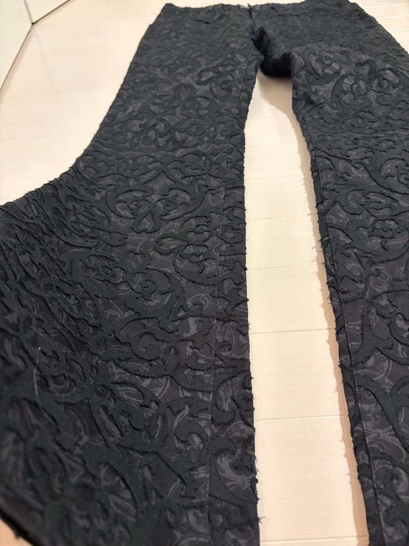 yasuyukiishi 刺繍 フレア パンツ archive v系