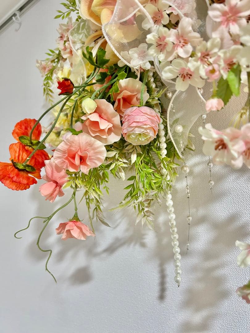 【専用】ウェディングブーケ　アーチ　ブートニア　セット