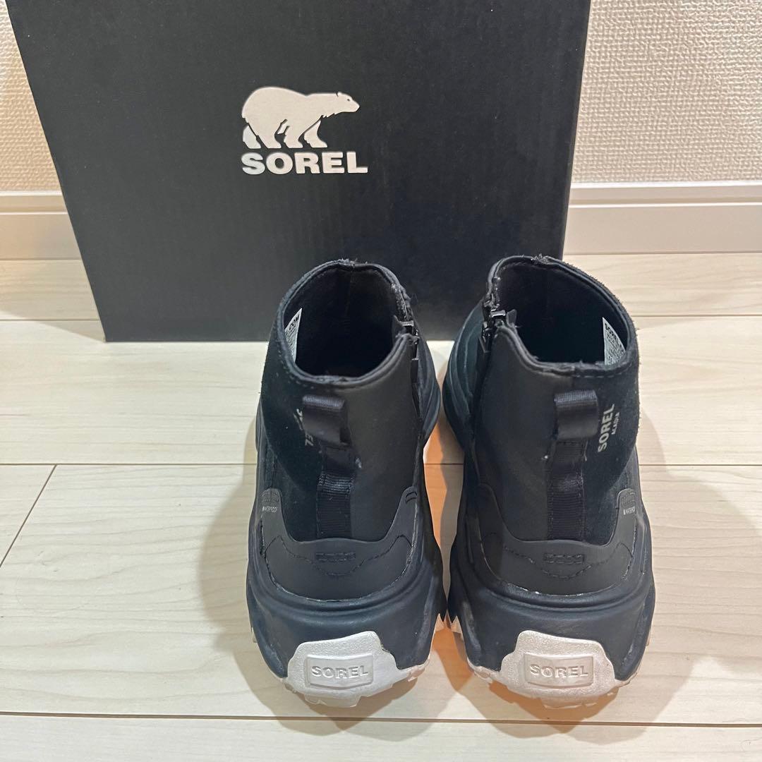 美品 SOREL ソレル ブラック レインシューズ スノーブーツ スニーカー