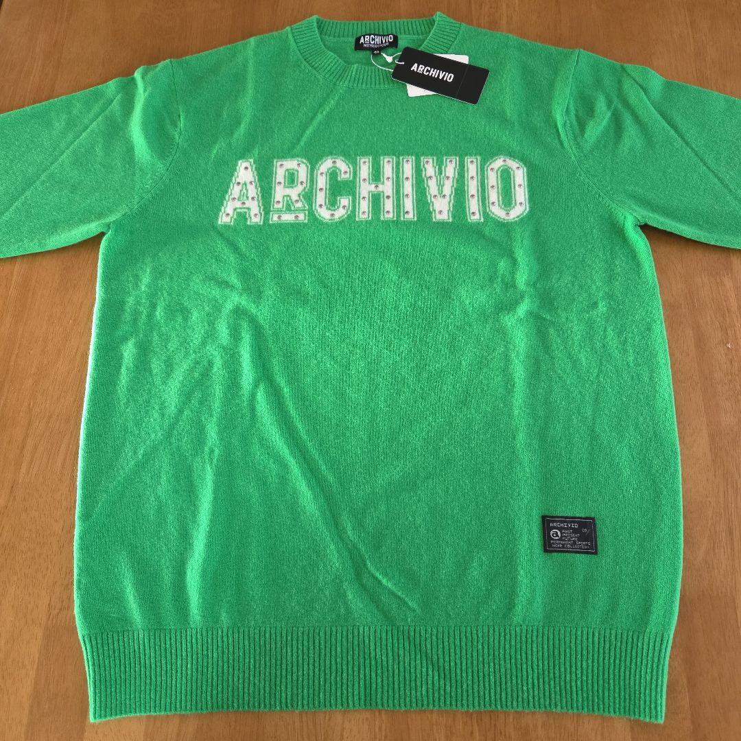 ARCHIVIO グリーン カシミヤ セーター サイズ48
