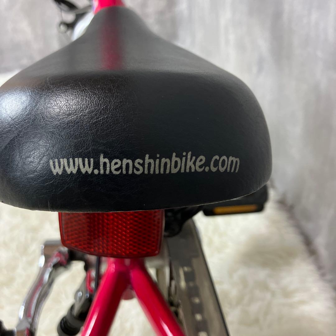 【美品】へんしんバイク2 12インチ ピンク スタンド付