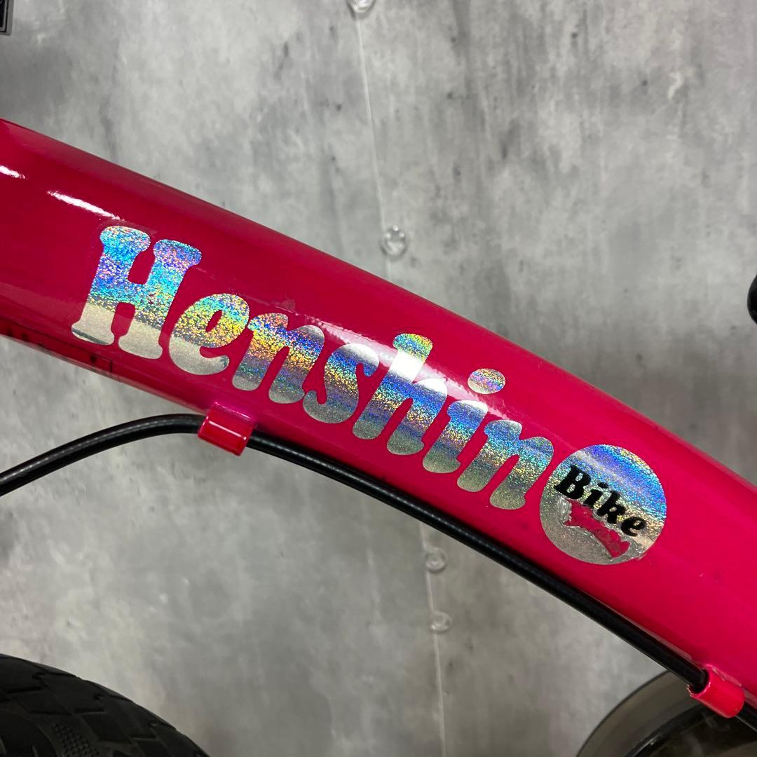 【美品】へんしんバイク2 12インチ ピンク スタンド付