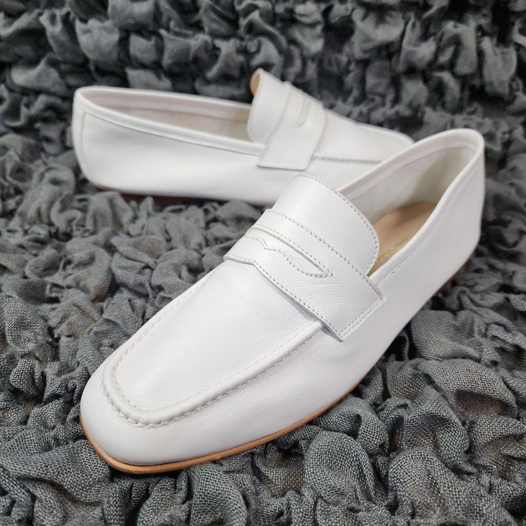 未使用 コルソローマ ノーヴェ ローファー スクエアトウフラットソフトシューズ