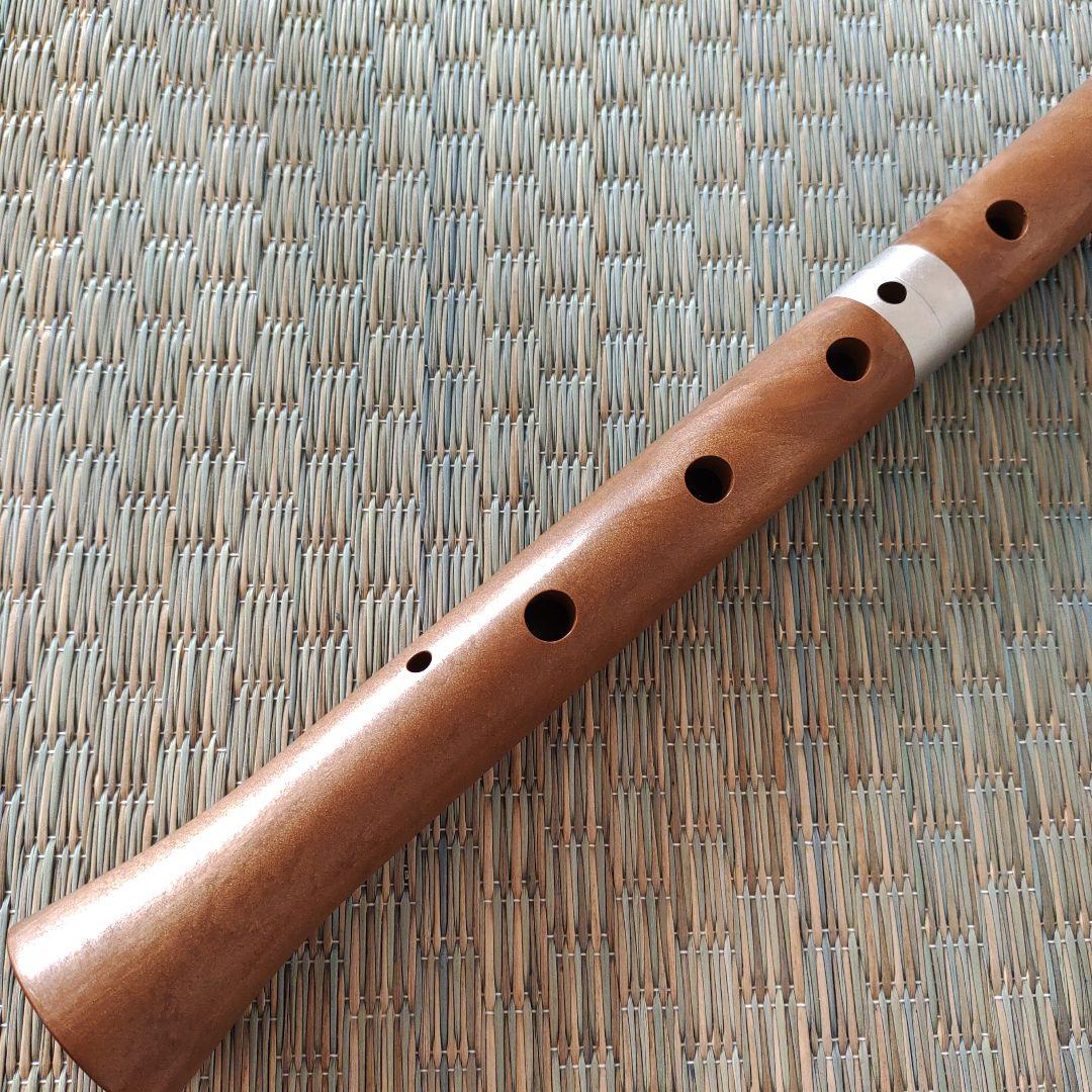 レア】 樹脂製 尺八 むらおか管 一尺八寸七孔 ケース、キャップ付