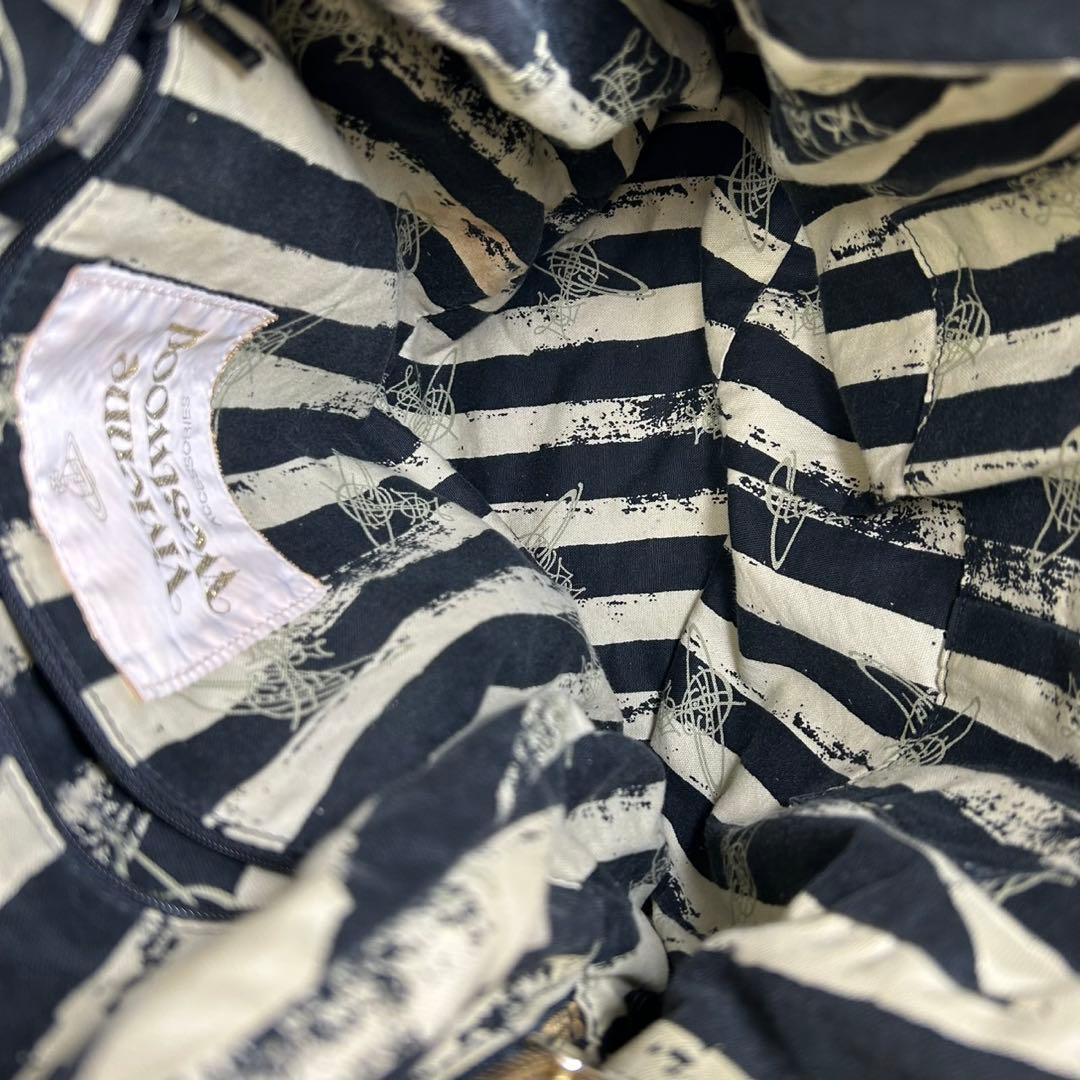 【美品】ヴィヴィアンウエストウッド オーブ リュック キャンバス 肩掛け 黒