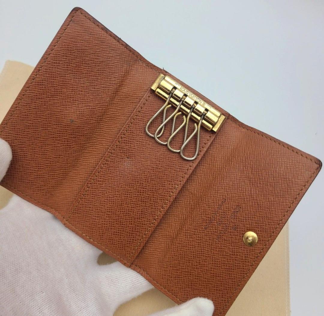 美品 ルイヴィトン モノグラム ミュルティクレ4 キーケース M69517 鍵