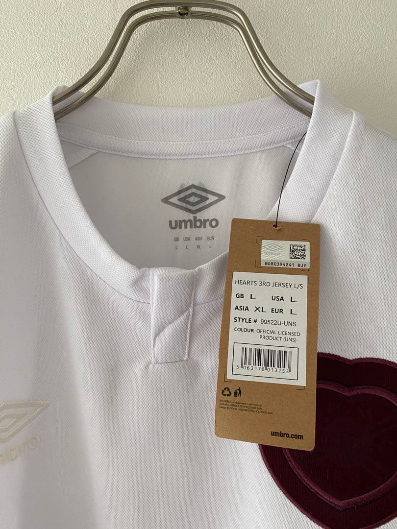 【日本未発売・新品未使用】ハートオブミドロシアンFC shirt umbro