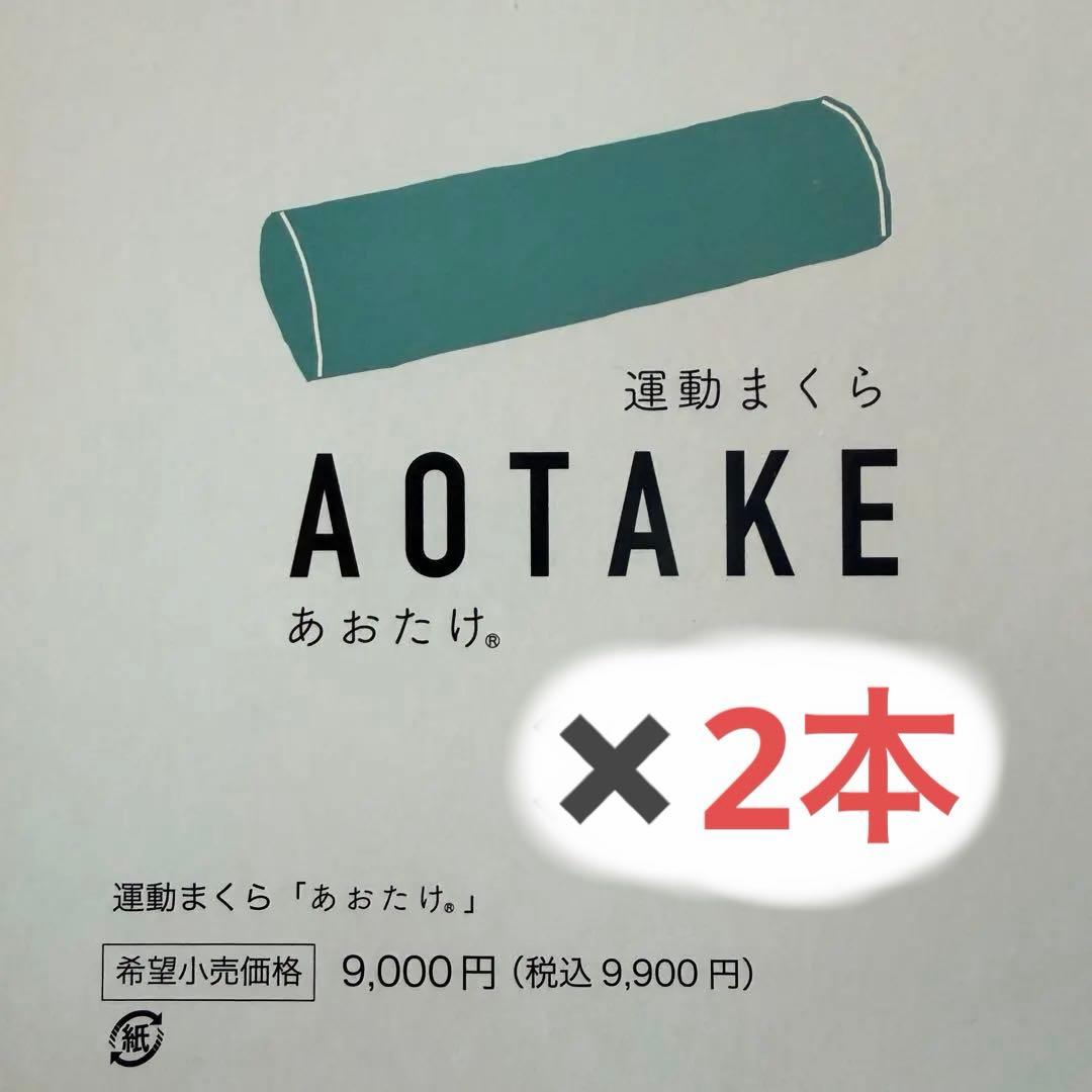【新品・未使用】全健会 あおたけ運動枕　2本セット