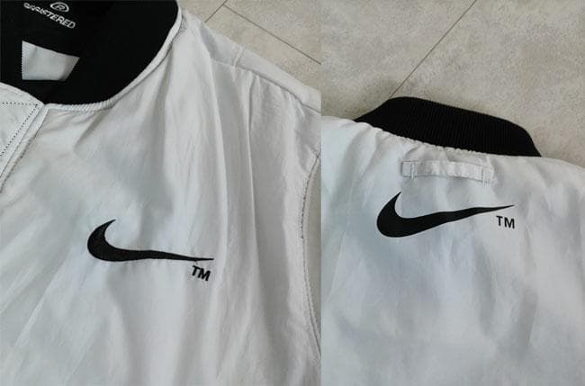 NIKE ナイキ スウッシュ MA-1 ボンバージャケット XL リバーシブル