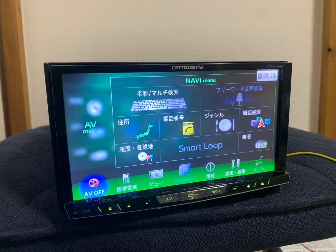 carrozzeria AVIC-ZH0007 地図データ2018年版