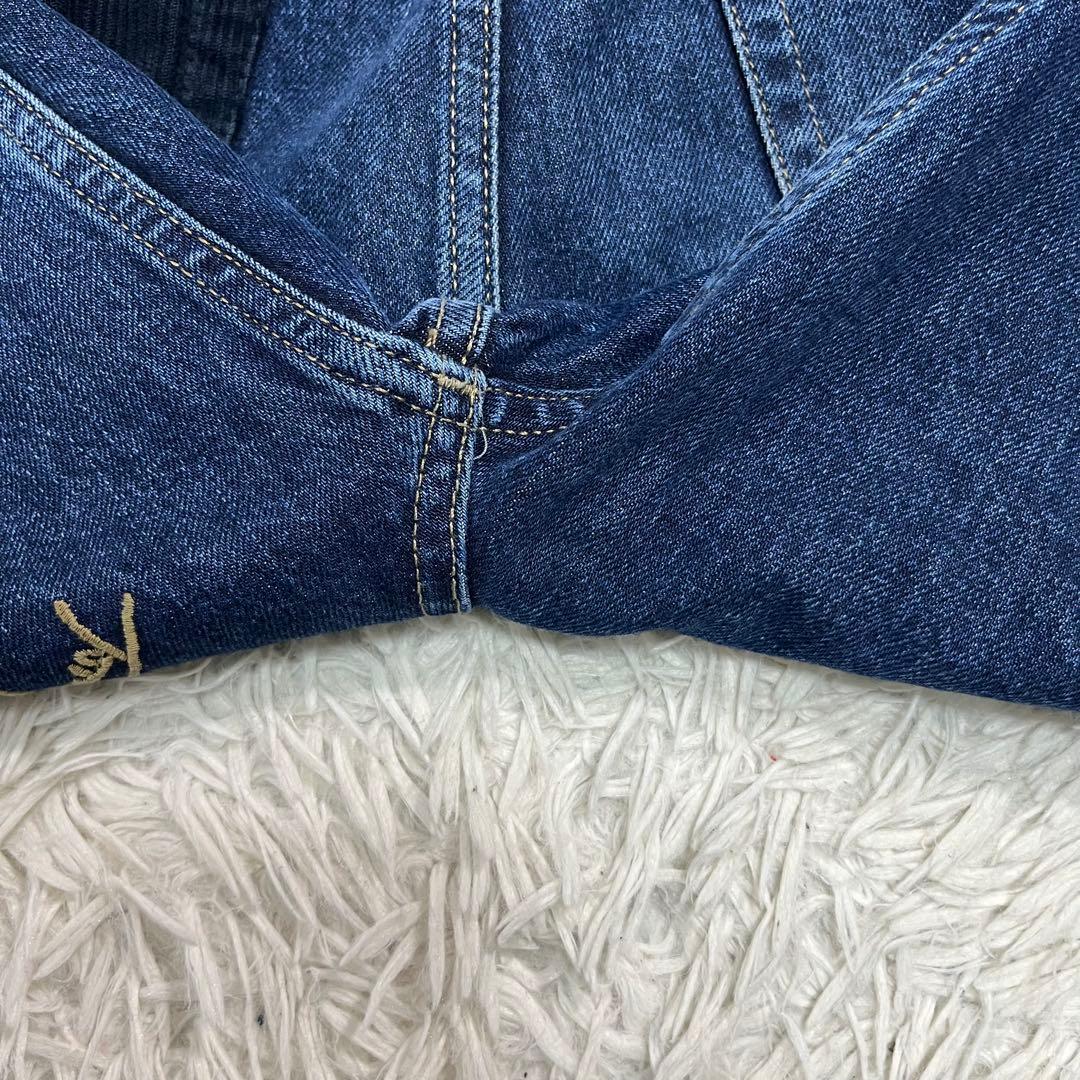 【美品】 JEANS トミージーンズ　デニムセットアップ　刺繍　ロゴ