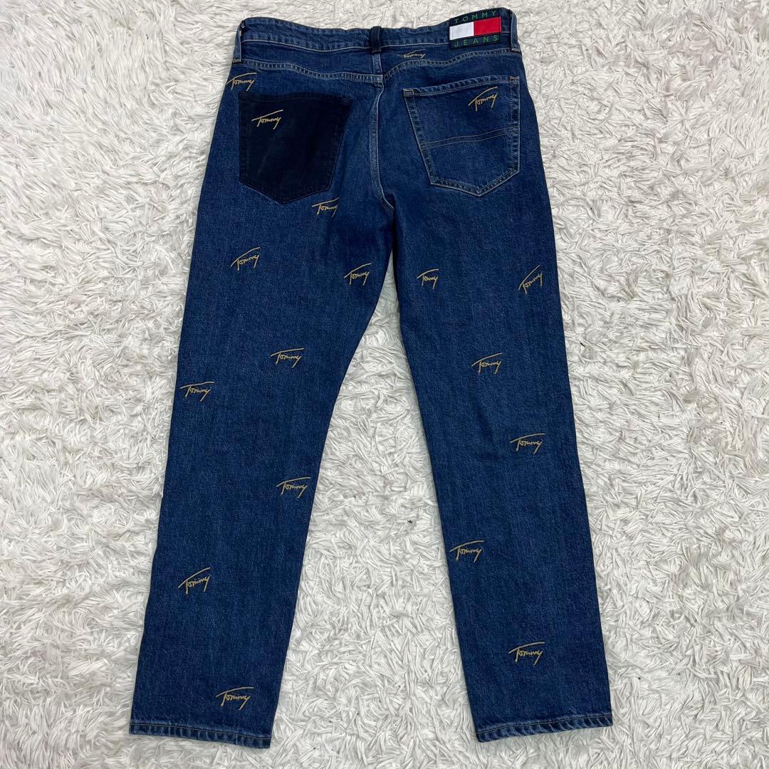 【美品】 JEANS トミージーンズ　デニムセットアップ　刺繍　ロゴ