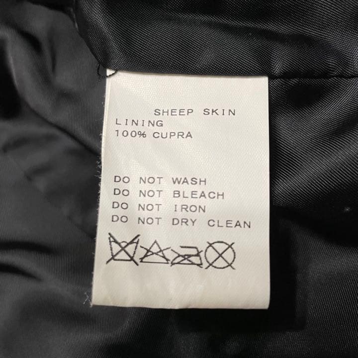 ♡大人気　Spick＆Span レザー　ノーカラー　ライダース 羊革