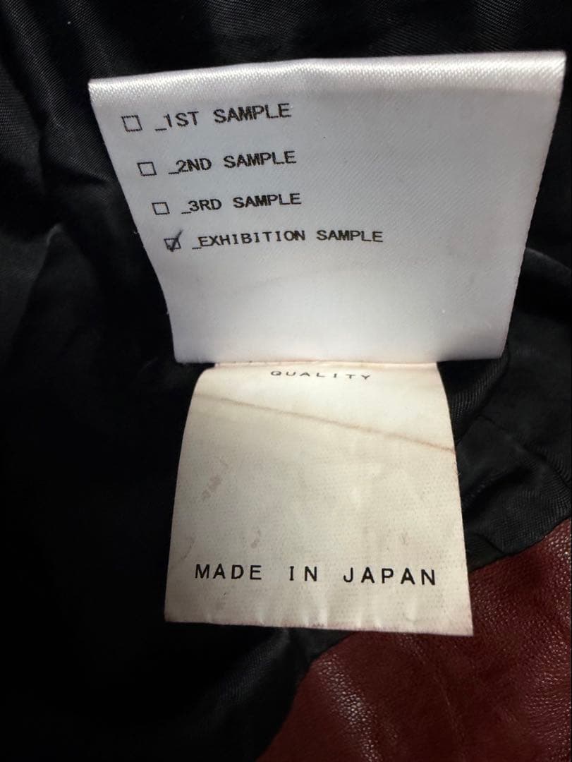 JULIUSレザー ガスマスクパンツ 2021年サンプル品