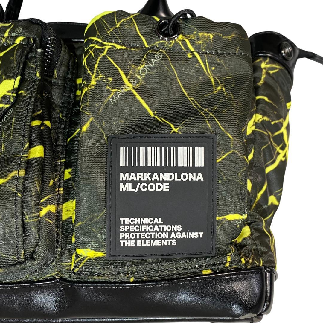 MARK＆LONA マークアンドロナ カートバッグ ブラック イエロー ゴルフ