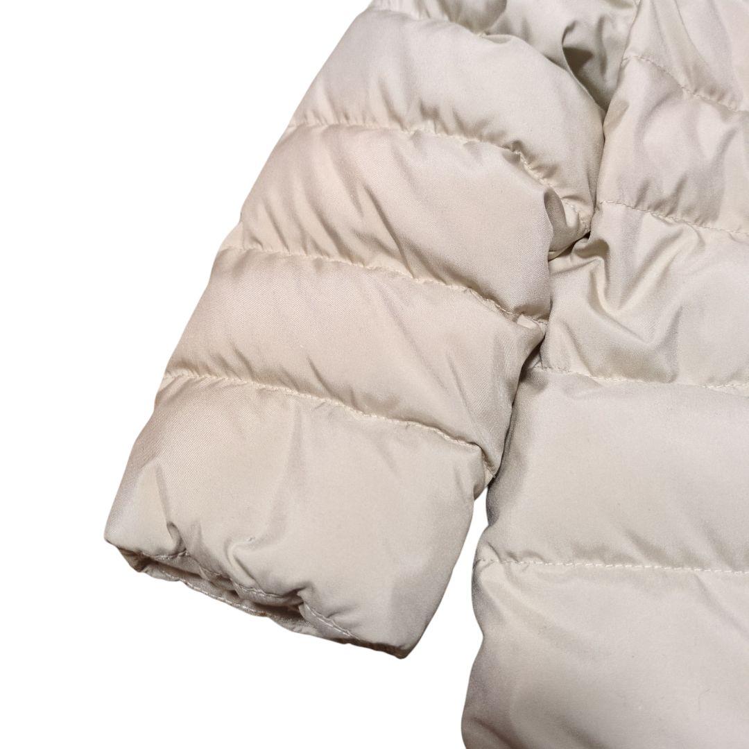 ケイト・スペード　ベージュ フリル付きダウンコート 90cm