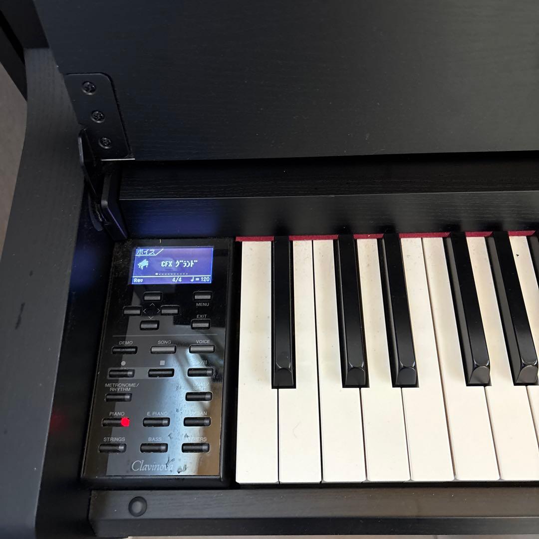 YAMAHA 電子ピアノ 黒 椅子付き