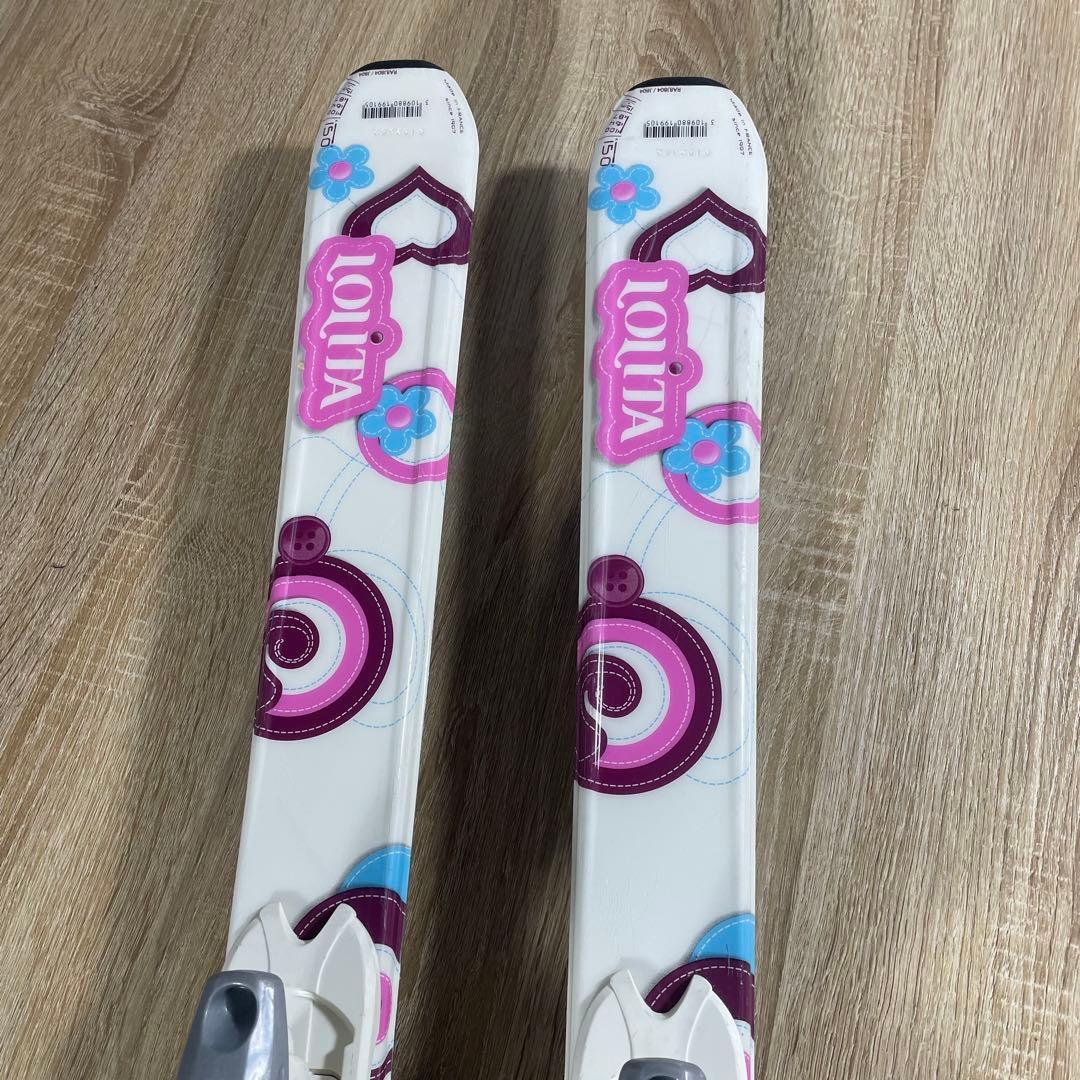 ROSSIGNOL150cm 24/24.5cm ストック110cmスキーセット