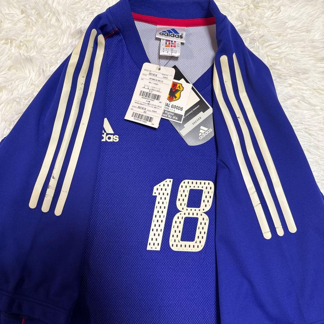 【未使用】日本代表 ユニフォーム 2002年 日韓 W杯 背番号 18 小野伸二