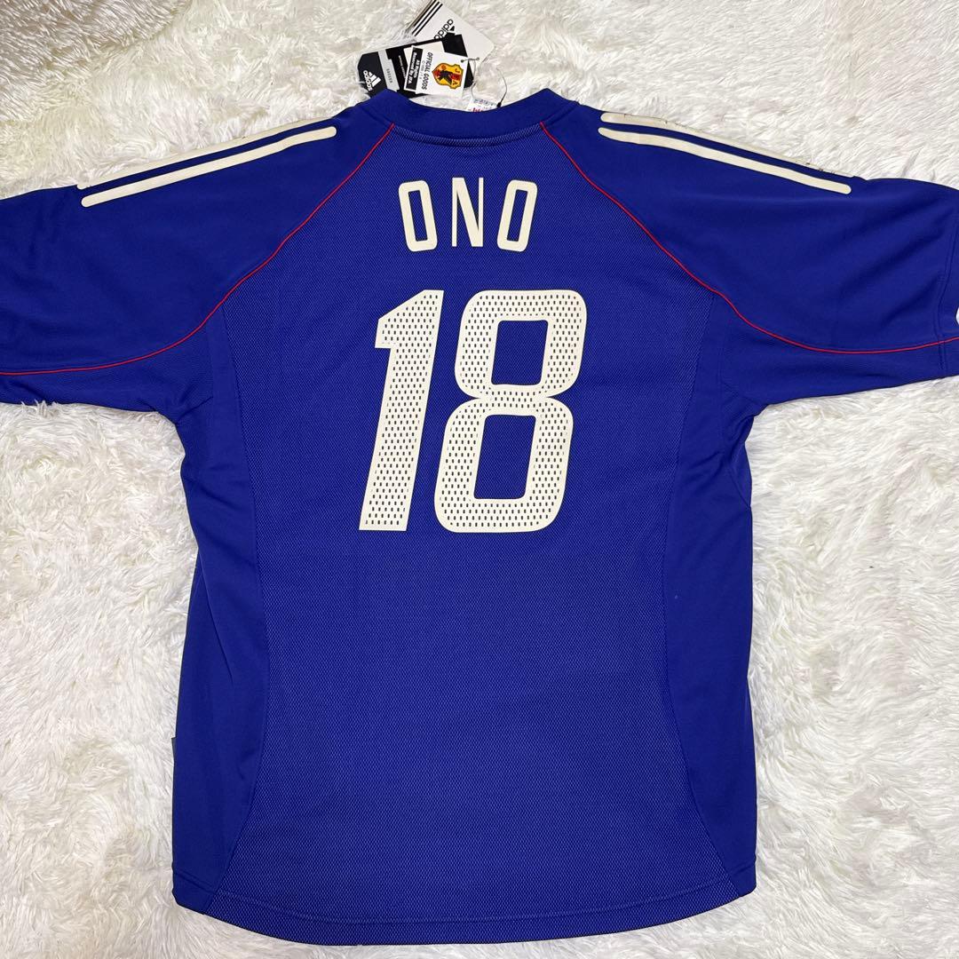 【未使用】日本代表 ユニフォーム 2002年 日韓 W杯 背番号 18 小野伸二