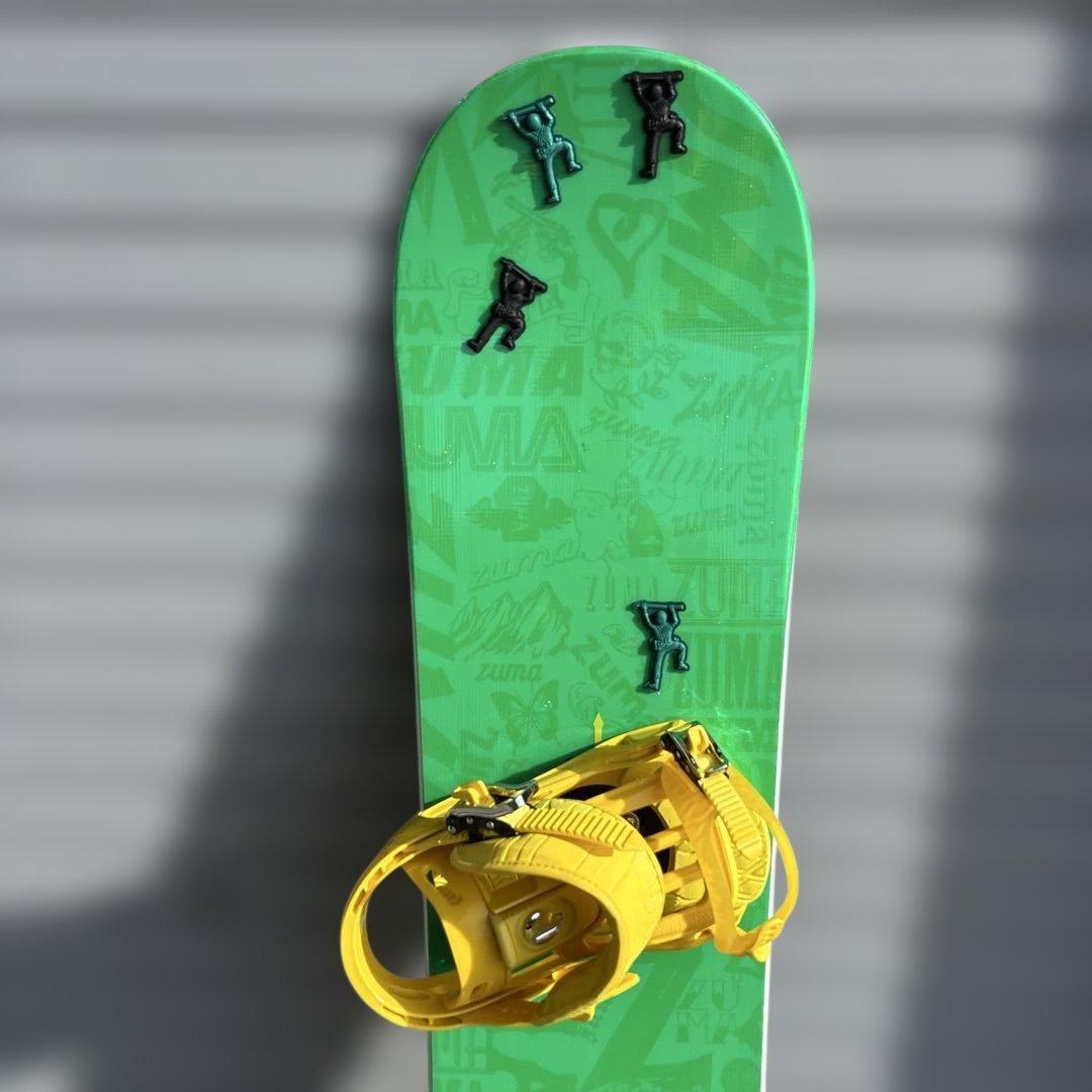 ZUMA スノーボード.SALOMON.バインディング .BURTONカバー付き