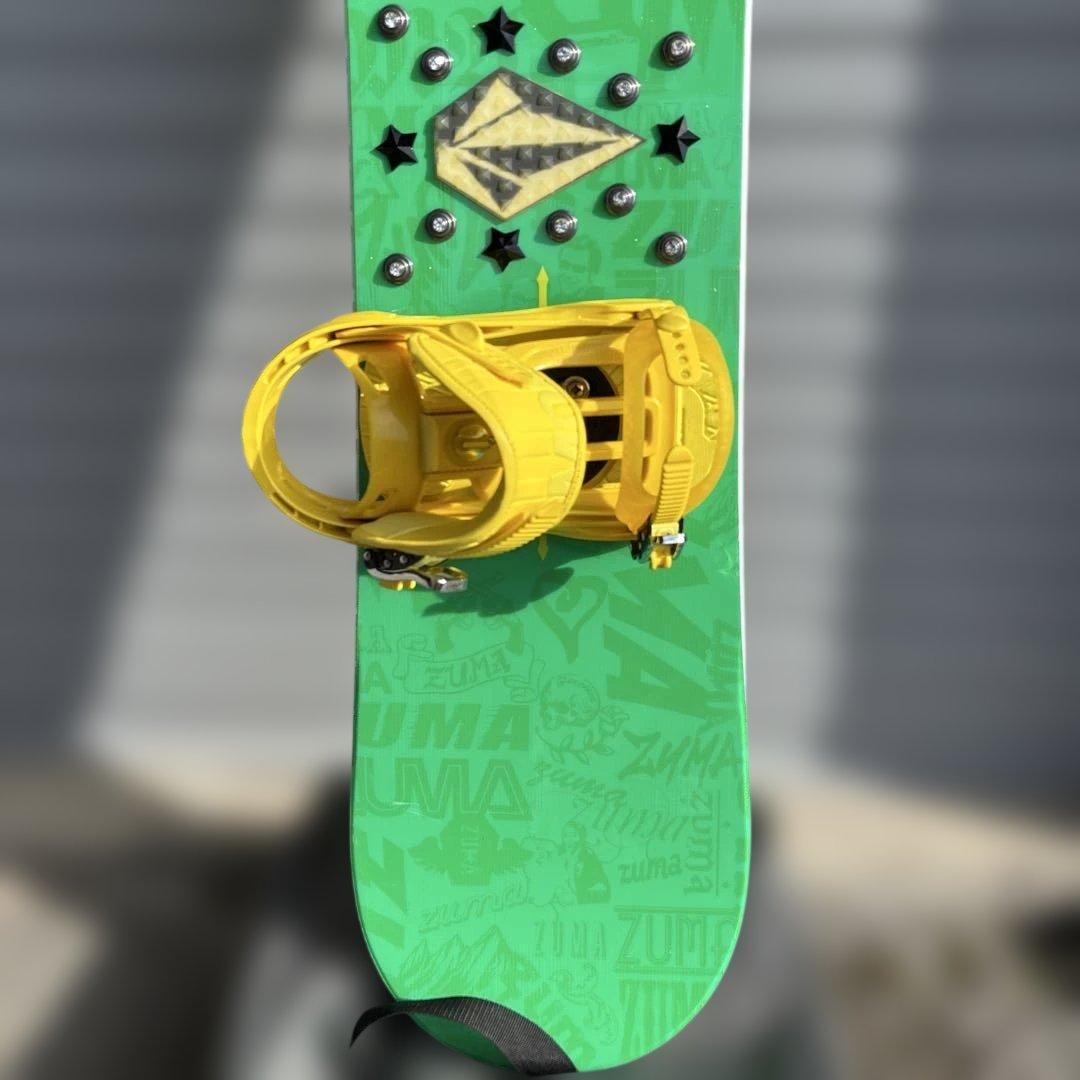 ZUMA スノーボード.SALOMON.バインディング .BURTONカバー付き