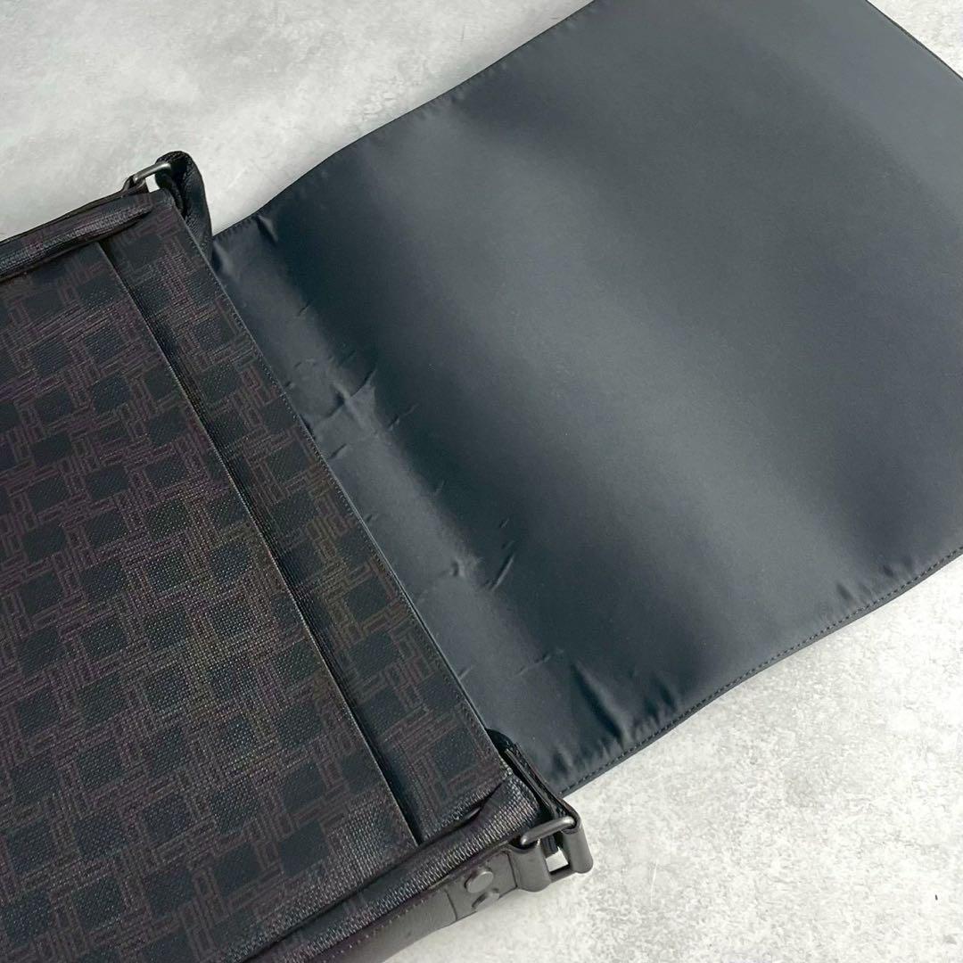 極美品✨DUNHILL D-EIGHT メッセンジャーバッグ レザー A4 PC