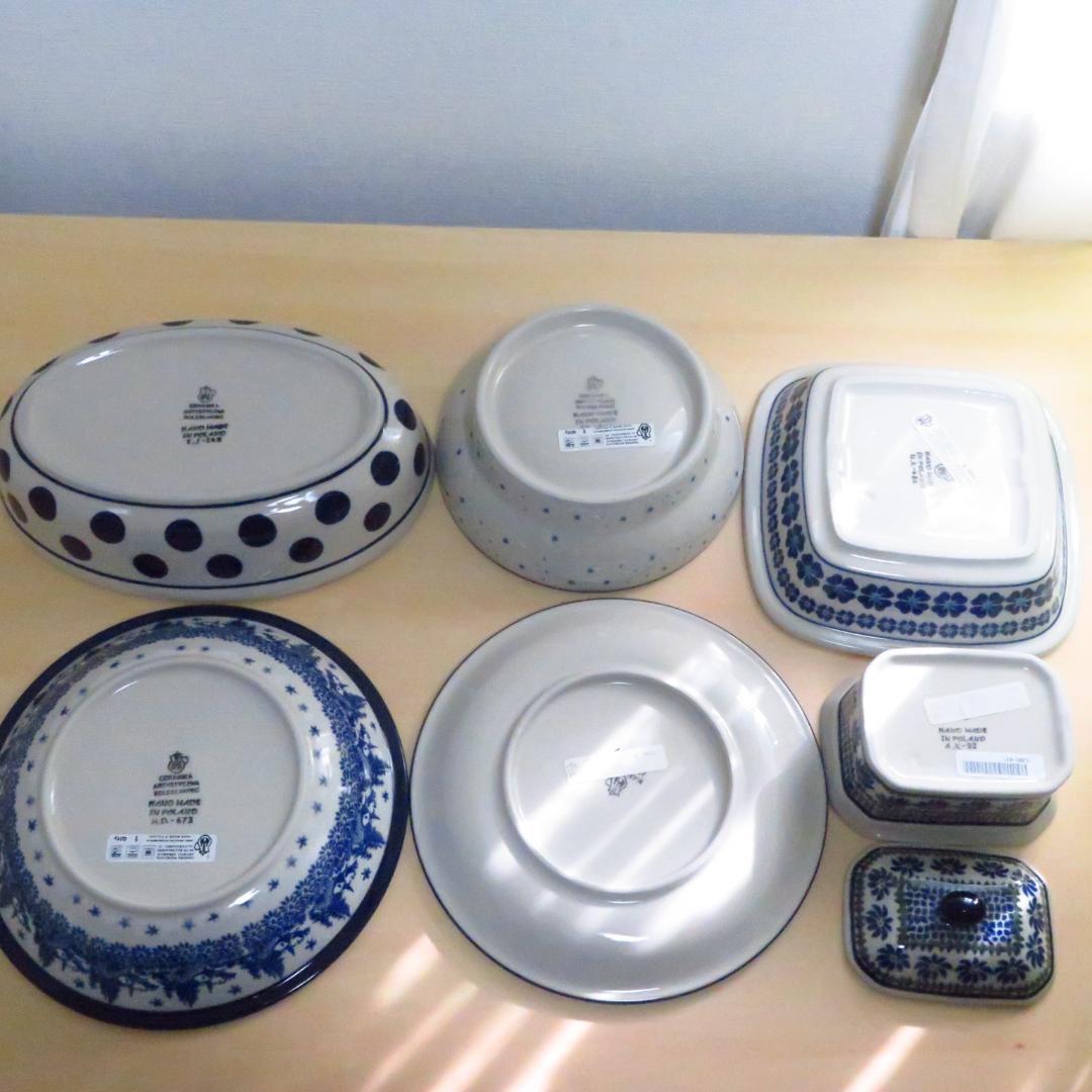 ツェラミカ】未使用 食器 6点セット オーバル皿・コンテナ・スクエア皿