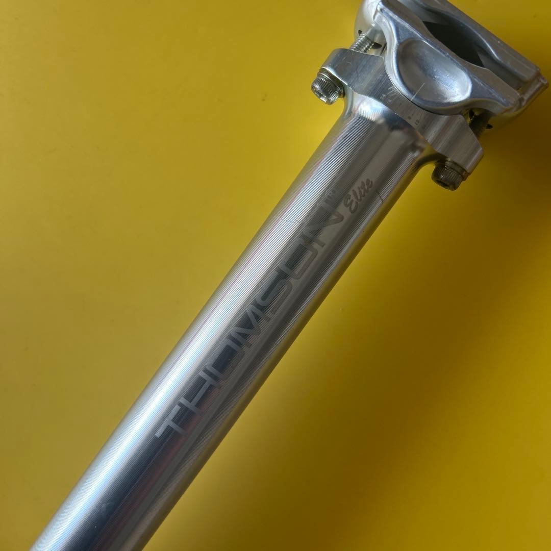 THOMSON Elite シートポストシルバー　27.2x330mm