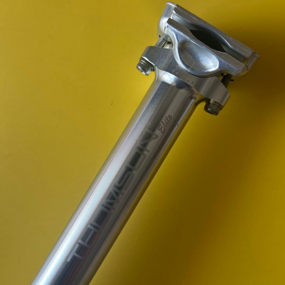 THOMSON Elite シートポストシルバー　27.2x330mm