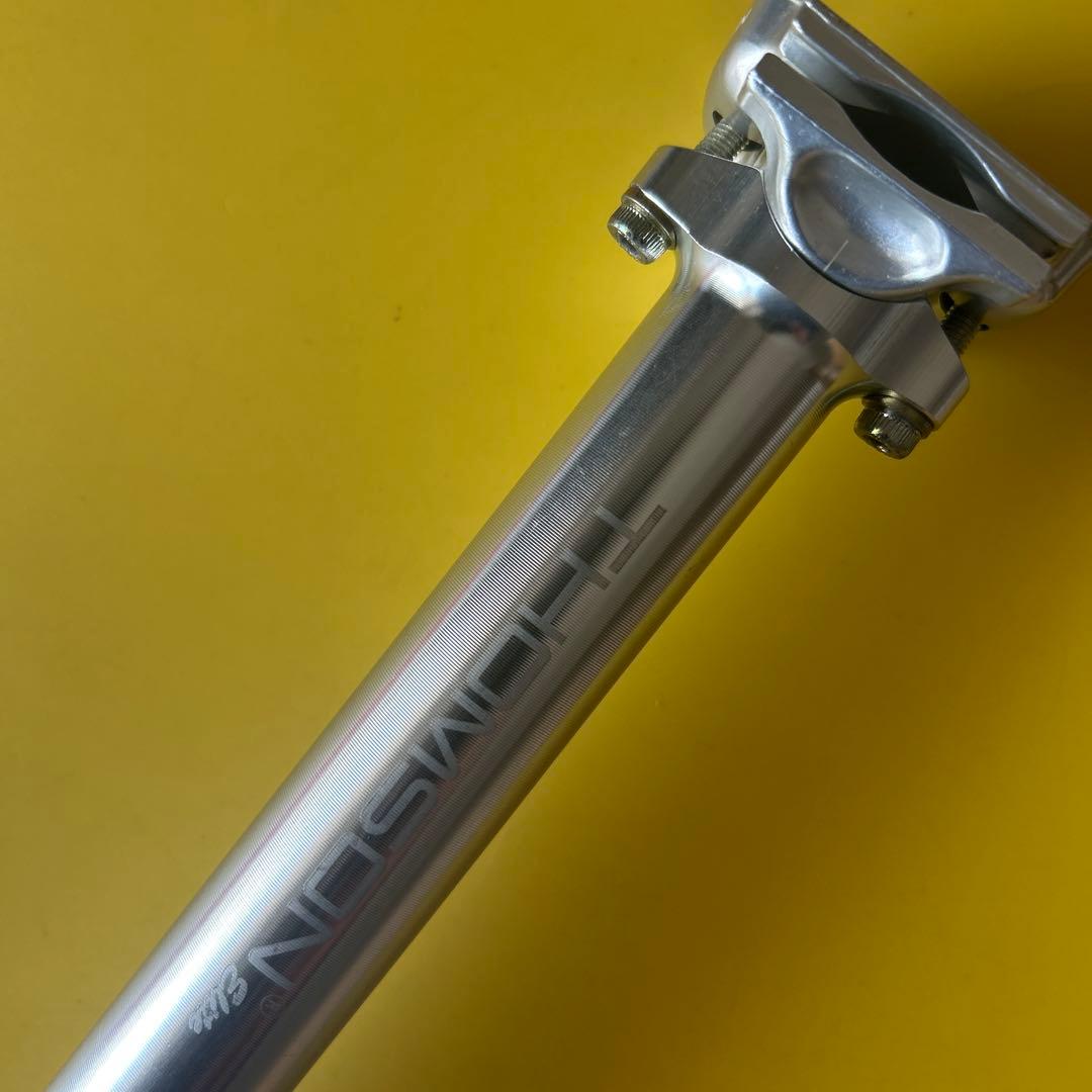 THOMSON Elite シートポストシルバー　27.2x330mm