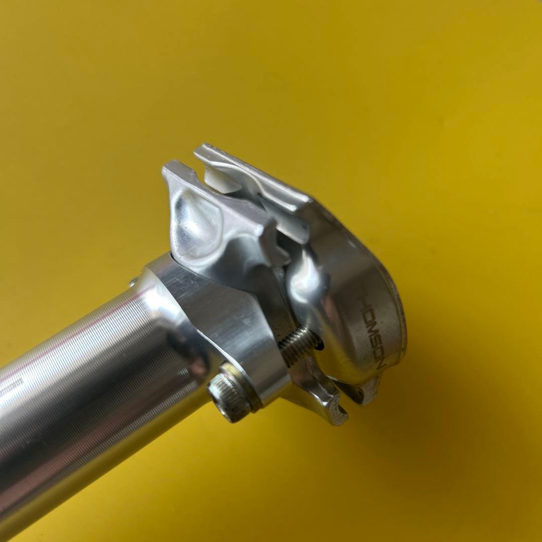 THOMSON Elite シートポストシルバー　27.2x330mm