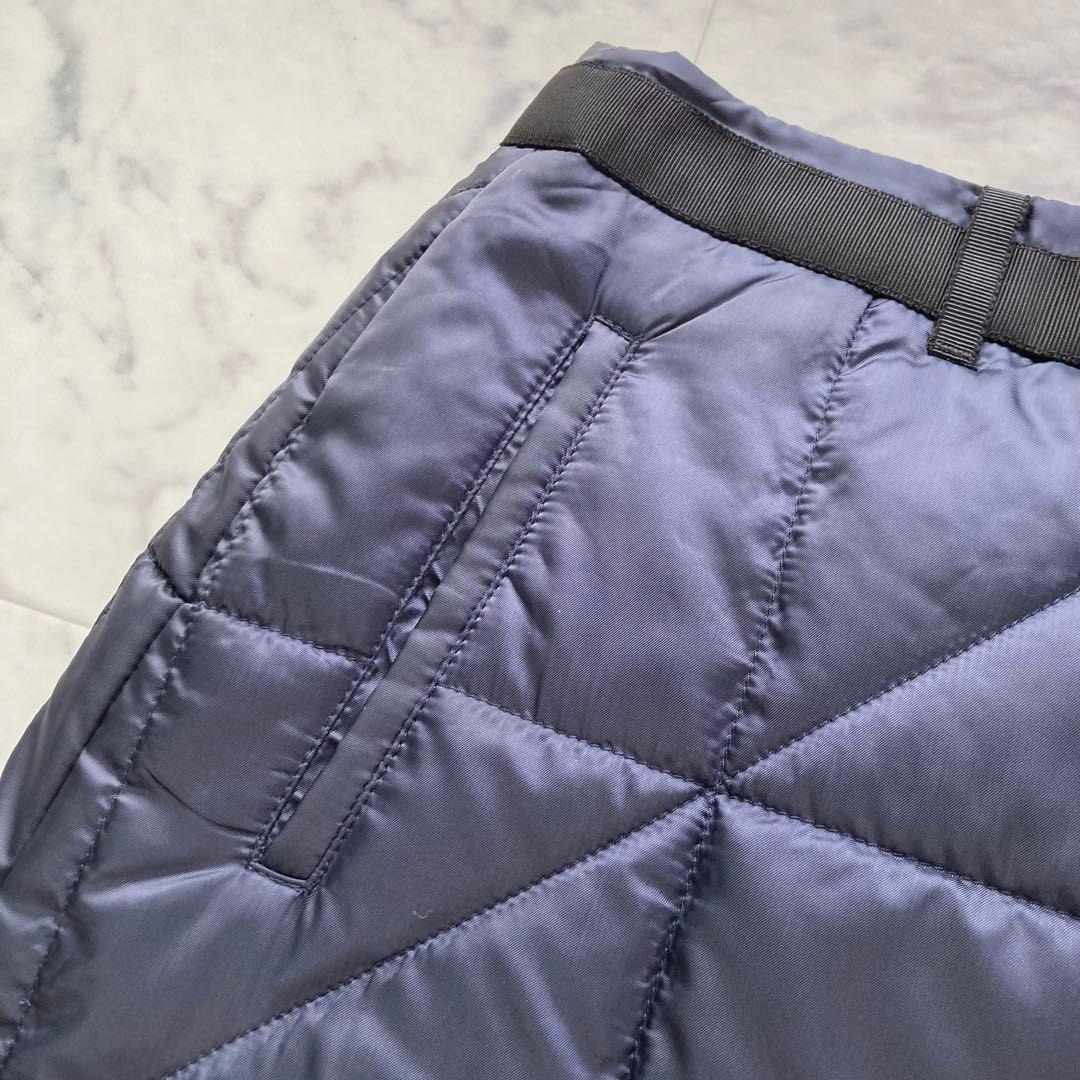 定価41800円【新品】レディース40ランバンスポール 中綿キルトスカート紺