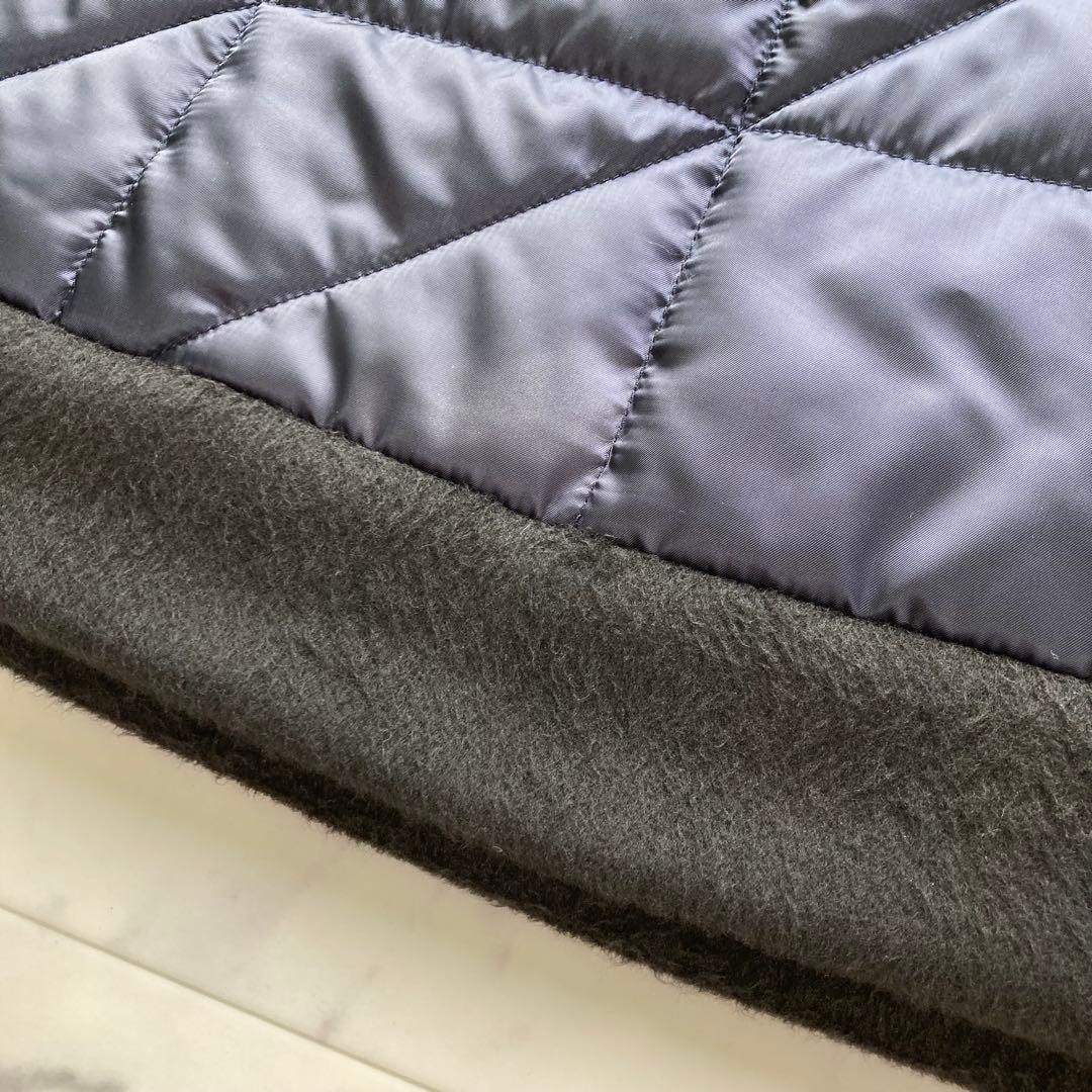 定価41800円【新品】レディース40ランバンスポール 中綿キルトスカート紺