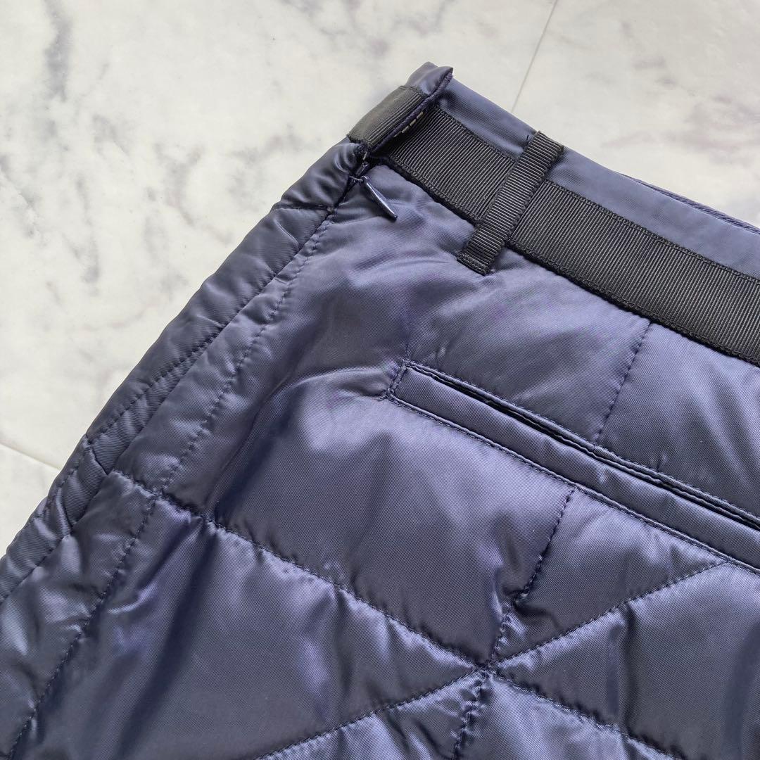 定価41800円【新品】レディース40ランバンスポール 中綿キルトスカート紺