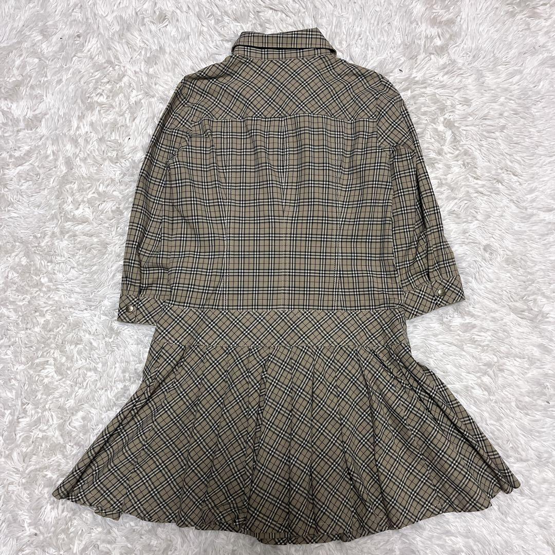 BURBERRY BLUE LABEL ノバチェック ワンピース ベルト付き M