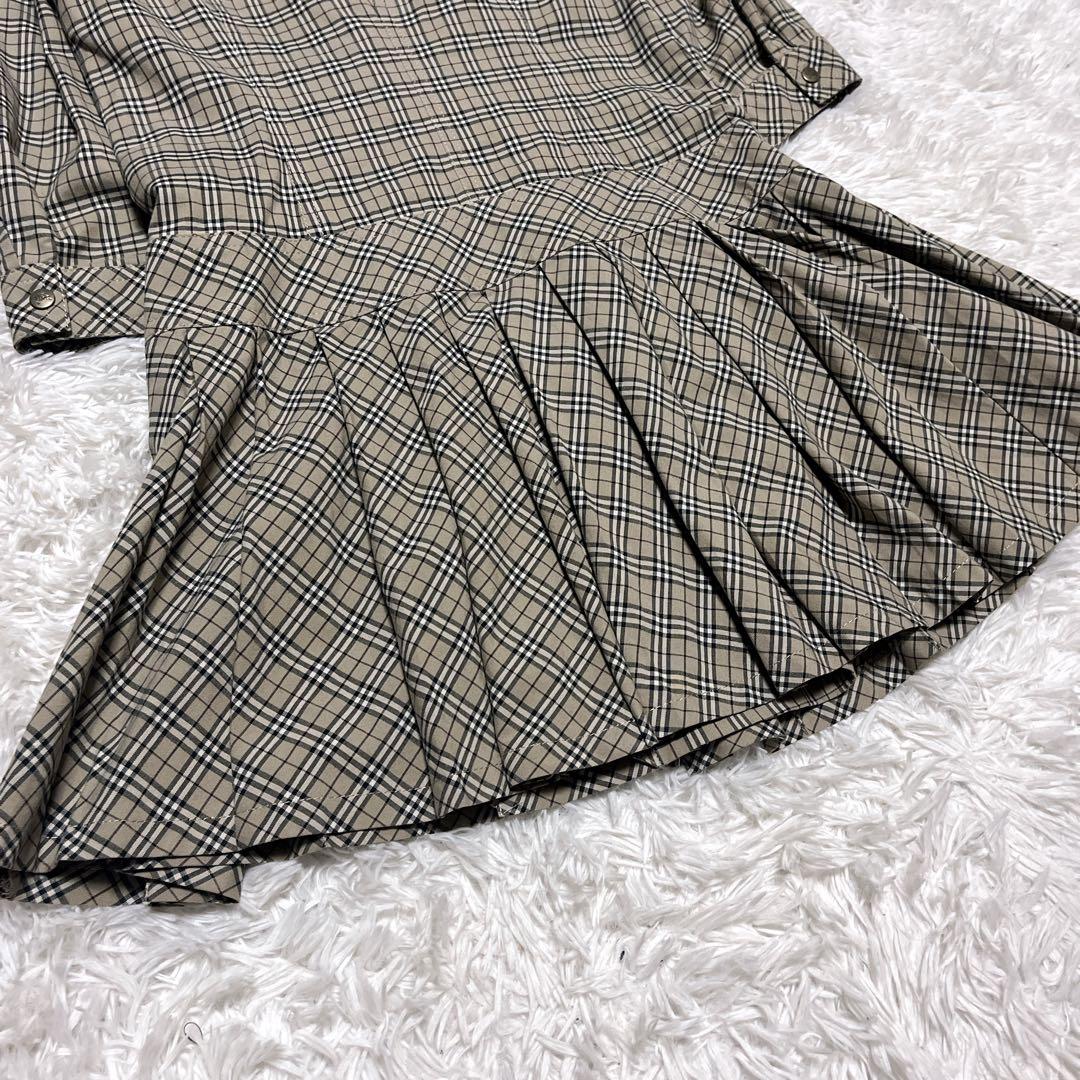 BURBERRY BLUE LABEL ノバチェック ワンピース ベルト付き M