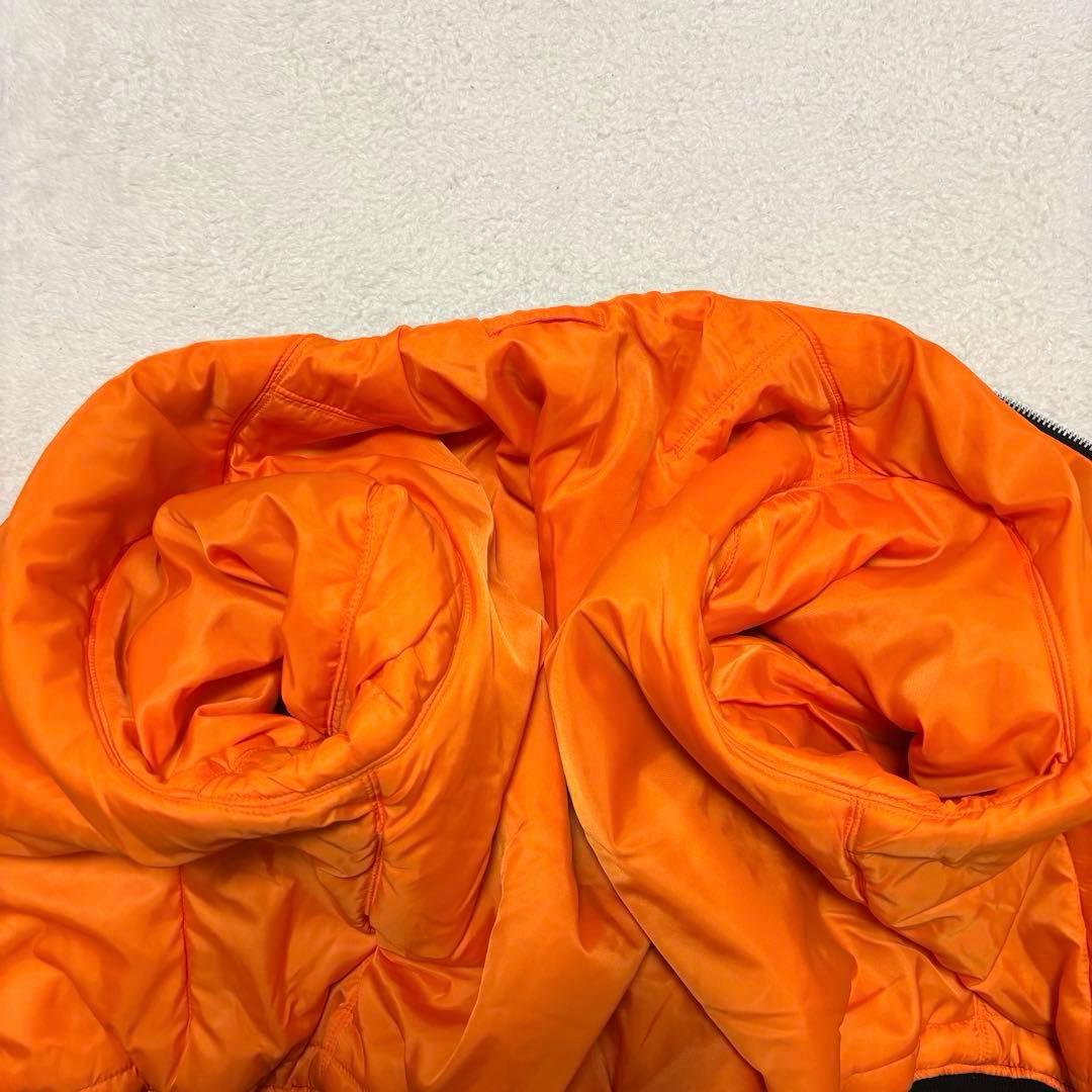 【美品 XL】 ALPHA INDUSTRIES フライトジャケット ブラック