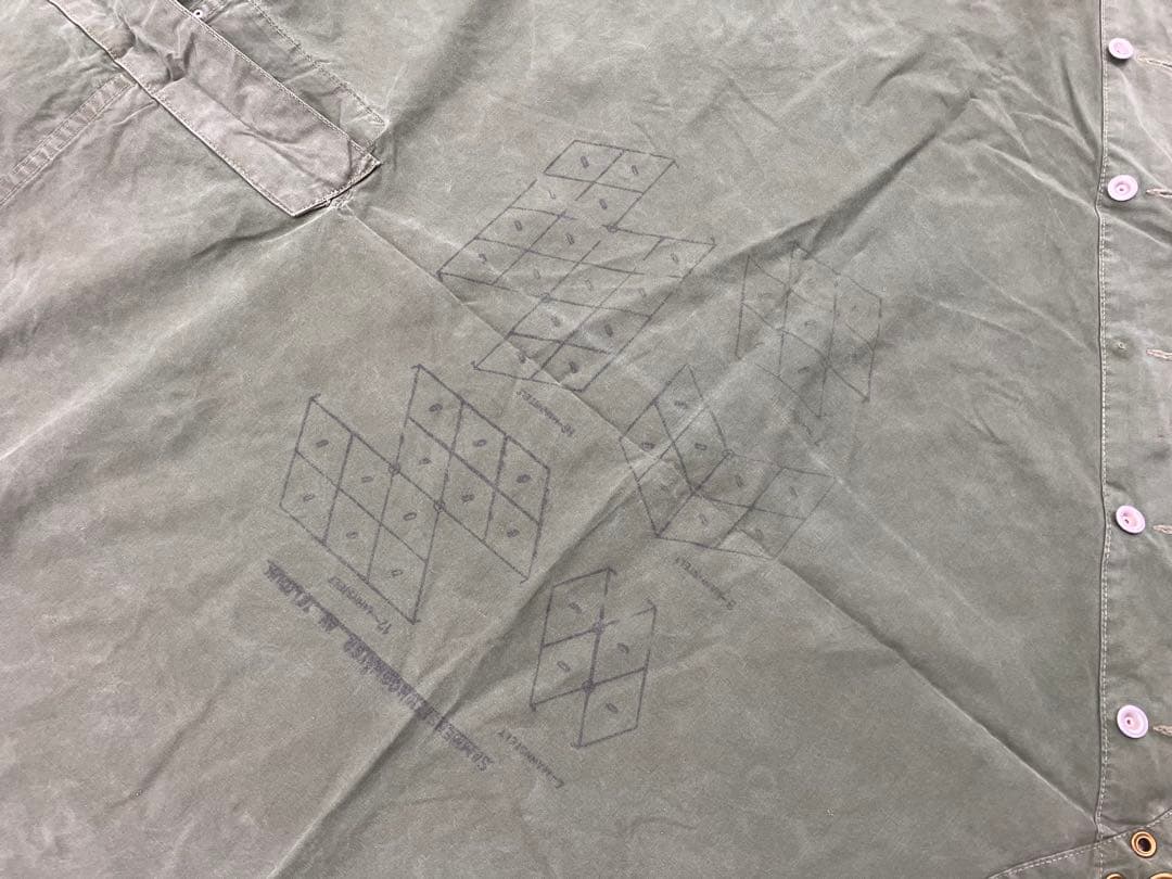 ノルウェー軍幕。OD色2枚