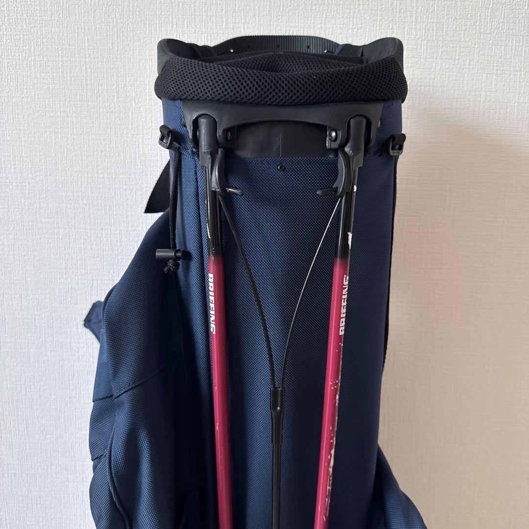 ブリーフィングゴルフ　ビームスゴルフ　キャディ バッグ　スタンド式　軽量　コラボ