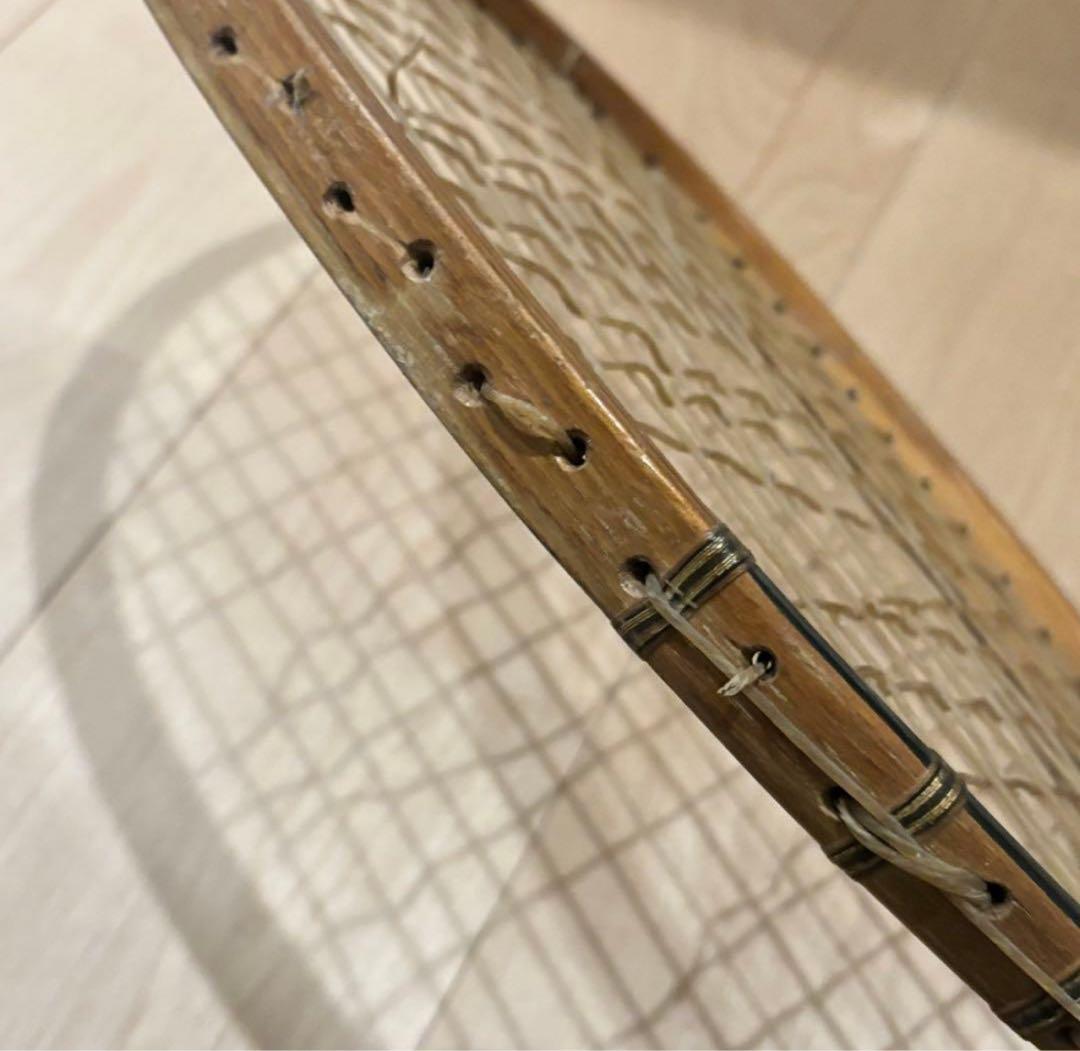 KAWASAKI DELUX NUMBERONE 木製テニスラケット no100