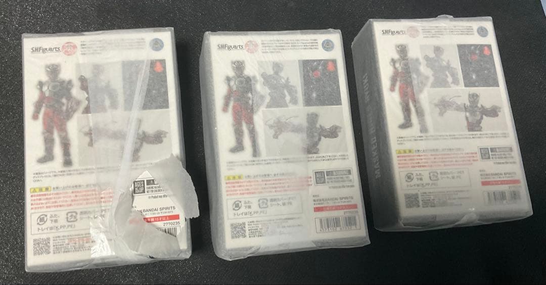 BANDAI S.H.Figuarts（真骨彫製法）仮面ライダー龍騎 3個セット