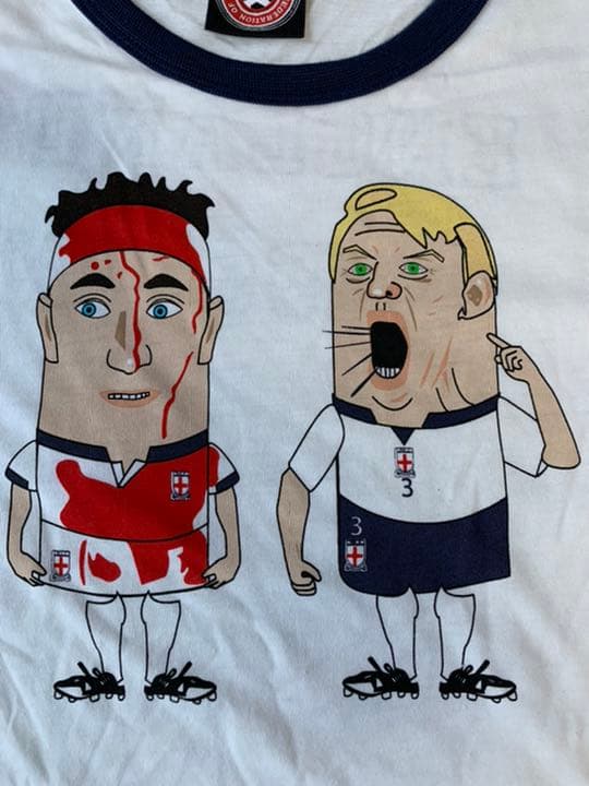 ENGLAND'S PASSION Tシャツ サポーター着用の定番 未使用タグ付